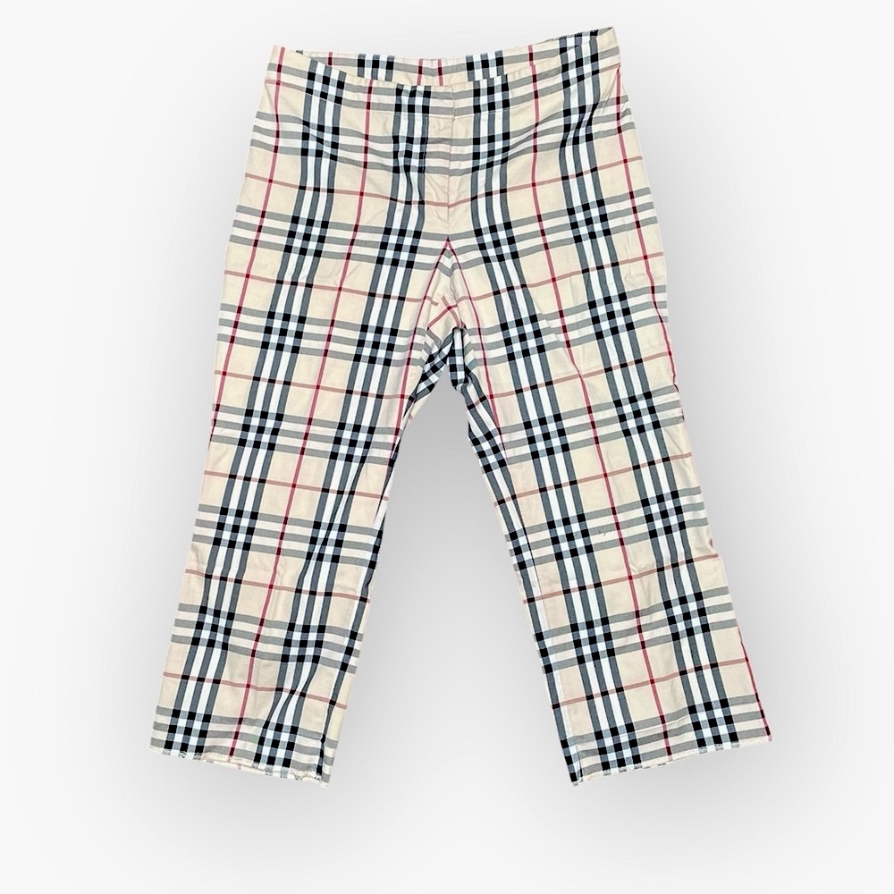 Burberry Nova plaid capris